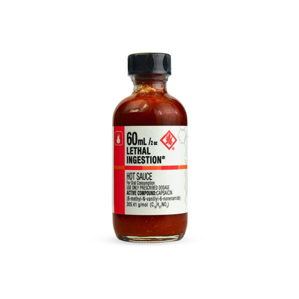 Sauce Piquante Lethal Ingestion - Puissance : EXTRÊME CHALEUR - Ca John's