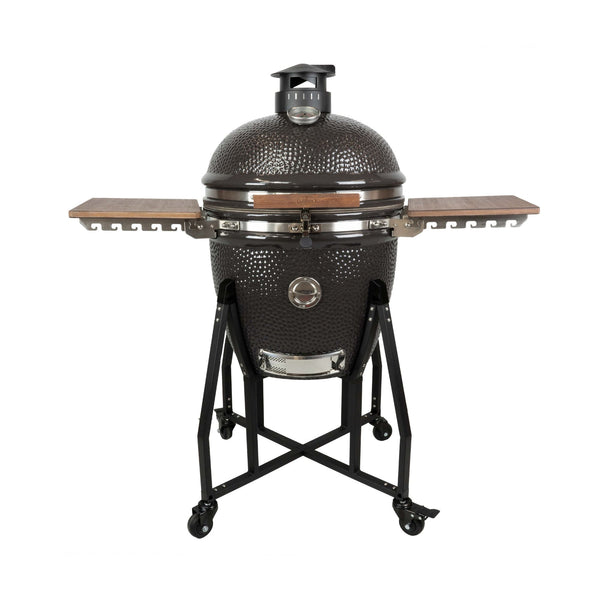 Designer - Boutique en ligne BBQ-Toro Barbecue de table rond en céramique -  Diamètre : 30 cm - Barbecue Hibachi avec grille au charbon de bois, grille  en acier inoxydable et support 